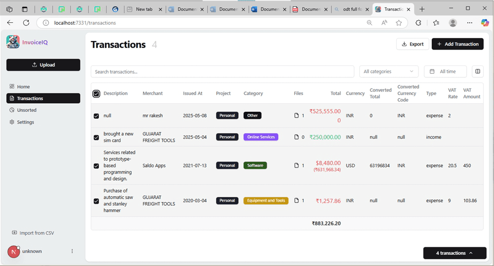 Invoice IQ – Smart Invoice and Receipt Management screenshot 2
